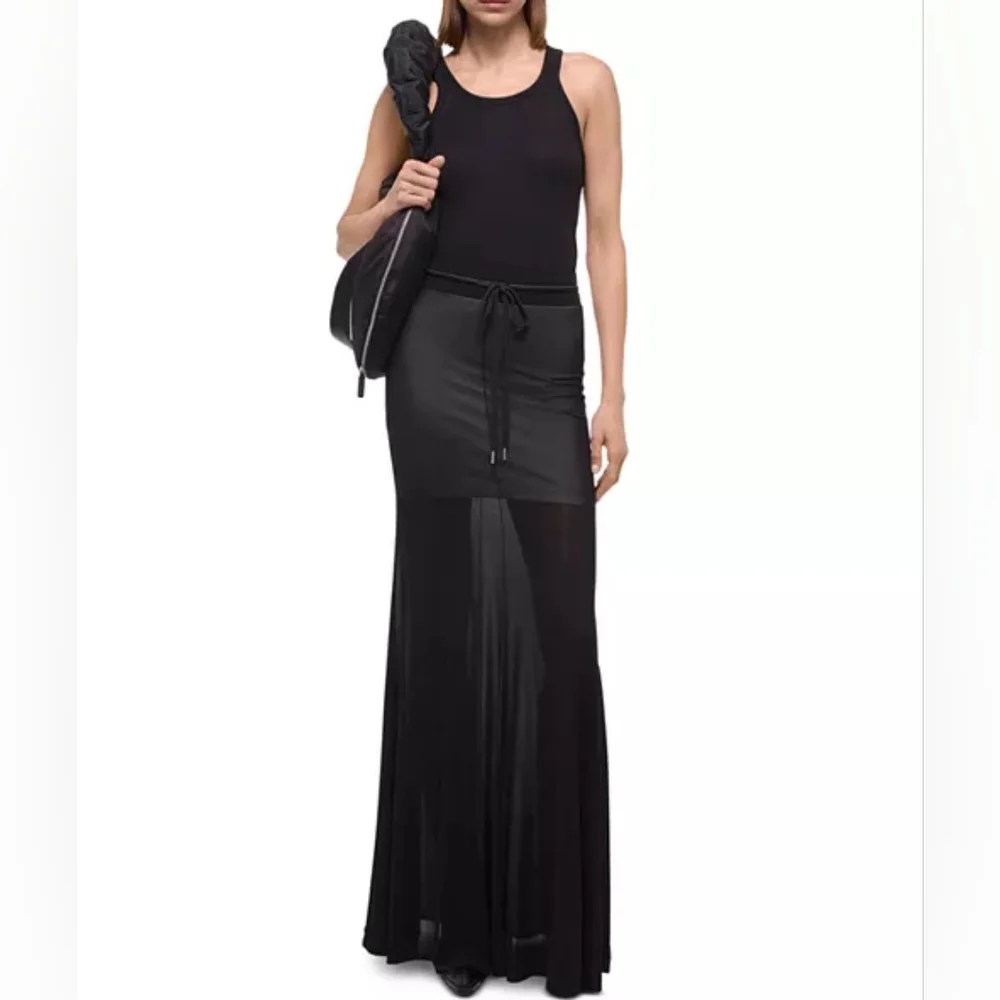 Helmut Lang Mesh Maxi Skirt - Picture 1 of 5
